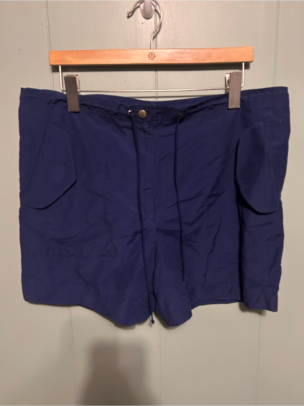 Lauren Ralph Lauren Vintage Deep Navy Drawstring Swim? Shorts - Oversized